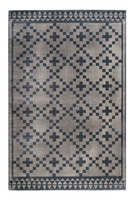 Teppich Grau Blau Unikat WECONhome