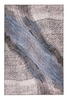Teppich Grau Blau Vintage Kurzflor Unikat Wecon Home
