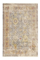 Teppich Grau Gelb Vintage Kurzflor » SoHo Fashion « Wecon Home-Copy