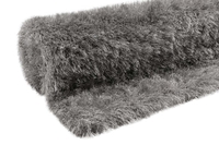 Teppich Grau glänzend Hochflor Shiny Touch WECONhome
