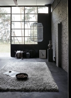 Teppich Grau Hochflor Bella WECONhome Basics