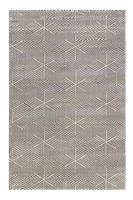 Teppich Grau Kurzflor Unikat Wecon Home