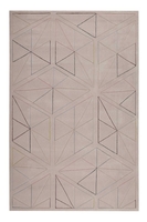 Teppich Grau Kurzflor Unikat Wecon Home