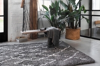 Teppich Grau sehr flauschig & kuschelig Afella WECONhome