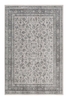 Teppich Grau Türkis Kurzflor Oxford WECONhome