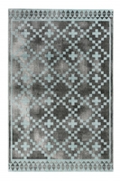 Teppich Grau Türkis Kurzflor Pleasure 2.0 WECONhome