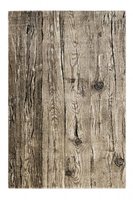 Teppich Holz Braun Kurzflor Woody WECONhome