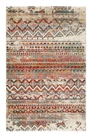 Teppich Orange Rot Grün Kurzflor Riad Wecon Home