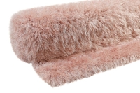 Teppich Rosa glänzend Hochflor Shiny Touch WECONhome