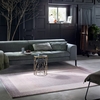 Teppich Rosa Grau Kurzflor Velvet Flow Wecon Home