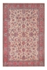 Teppich Rot Bunt Vintage Kurzflor Unikat Wecon Home