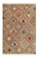 Teppich Sand Braun Bunt Kurzflor Mont Royal Wecon Home
