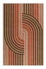 Teppich Taupe Braun Kurzflor Endless Knot Wecon Home