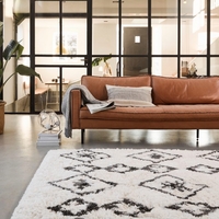 Teppich Weiß Hochflor Boho&Scandic Ayachi Wecon Home