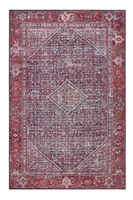 Vintage Teppich Rot Blau Flashback WECONhome
