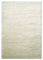 Wecon Home Hochflor Teppich aus Wolle Cuddly beige