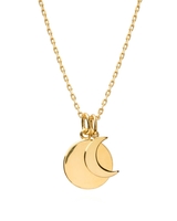 Anni Lu Halskette mit Sonne und Mond vergoldet