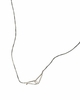 By Boe Halskette Fine Hooked oxidiertes Silber