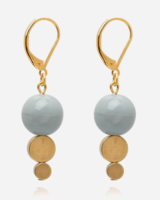 David Aubrey Ohrringe mit Coins und Achat