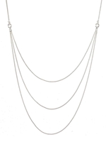 Jonathan Radetz Kette Kisskiss three Silber