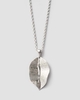 Pernille Corydon Halskette Leaf Necklace Sterling Silber 80 cm