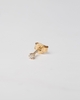 Saskia Diez Ohrstecker Mini Wire Solitaire Diamant
