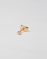 Saskia Diez Ohrstecker Mini Wire Solitaire Diamant