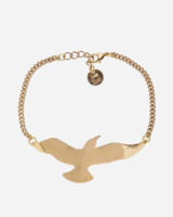 Tomshot Armband mit Möwe vergoldet