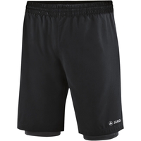 JAKO 2-in-1 Short (Schwarz / Größe S / Unisex)