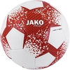 JAKO Ball Futsal Light (weiß/weinrot/neonorange / Größe 4 / Sonstige Allgemein)
