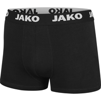 JAKO Boxershort Basic 2er Pack (Schwarz / Größe M / Unisex)