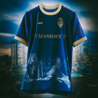 JAKO Buzz Club Trikot Iconic kurzarm (navy/marine/gold / Größe M / Unisex)