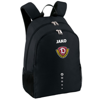 JAKO Dynamo Dresden Rucksack Classico (Schwarz / Größe Einheitsgröße (ca. 18 Liter) / Sonstige Allgemein)