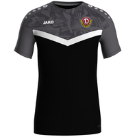 JAKO Dynamo Dresden T-Shirt Iconic (schwarz/anthrazit / Größe XXL / Unisex)