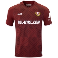 JAKO Dynamo Dresden Trikot Ausweich (weinrot / Größe 140 / Kinder)