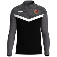 JAKO Dynamo Dresden Ziptop Iconic (schwarz/anthrazit / Größe XL / Unisex)