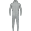 JAKO Freizeitanzug Challenge mit Kapuze (hellgrau meliert/anthra light / Größe 4XL / Unisex)