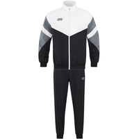 JAKO Freizeitanzug Retro (schwarz/weiß/steingrau / Größe S / Unisex)