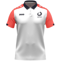 JAKO Jugend trainiert Polo Dynamic (weiß/coral/marine / Größe XXL / Unisex)