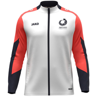 JAKO Jugend trainiert Polyesterjacke Dynamic (weiß/coral/marine / Größe XXL / Unisex)