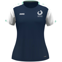 JAKO Jugend trainiert T-Shirt Dynamic Damen (marine/weiß/minze / Größe L / Damen Sportgrößen)