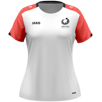 JAKO Jugend trainiert T-Shirt Dynamic Damen (weiß/coral/marine / Größe S / Damen Sportgrößen)