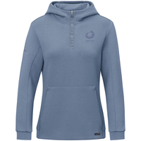 JAKO Jugend trainiert Zip Hoodie Pro Casual (smokey blue / Größe L / Unisex)
