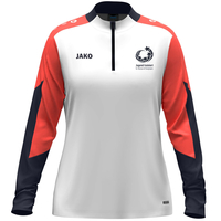 JAKO Jugend trainiert Ziptop Dynamic Damen (weiß/coral/marine / Größe M / Damen Sportgrößen)