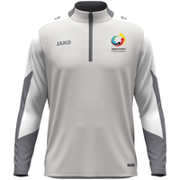 JAKO Jugend trainiert Ziptop Dynamic (hellgrau/weiß/grau / Größe L / Unisex)