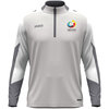 JAKO "Jugend trainiert" Ziptop Dynamic (hellgrau/weiß/grau / Größe M / Unisex)