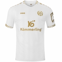 JAKO Mainz 05 Trikot Ausweich (weiß / Größe 4XL / Unisex)