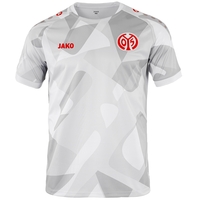 JAKO Mainz 05 Warm-Up T-Shirt (grau/weiß / Größe S / Unisex)
