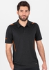 JAKO Polo Challenge (schwarz meliert/neonorange / Größe L / Unisex)