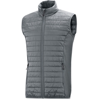 JAKO Steppweste Corporate (steingrau / Größe XXL / Unisex)